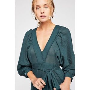 Free People Endless Summer Green Maxi Dress